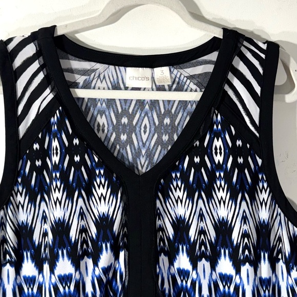 Chico's mixed animal print jersey knit Maxi Dress - Picture 3 of 11